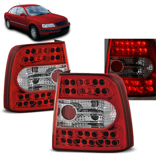 LED Rücklichter Rot Weiß passend für VW Passat B5 11.96-08.00 Limousine