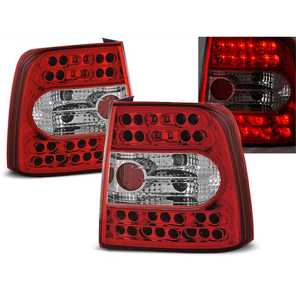 LED Rücklichter Rot Weiß passend für VW Passat B5 11.96-08.00 Limousine