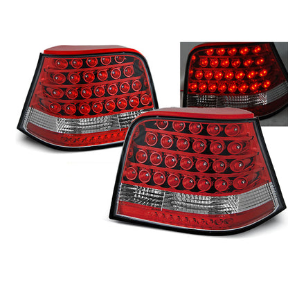 LED Rücklichter Rot Weiß passend für VW Golf 4 09.97-09.03