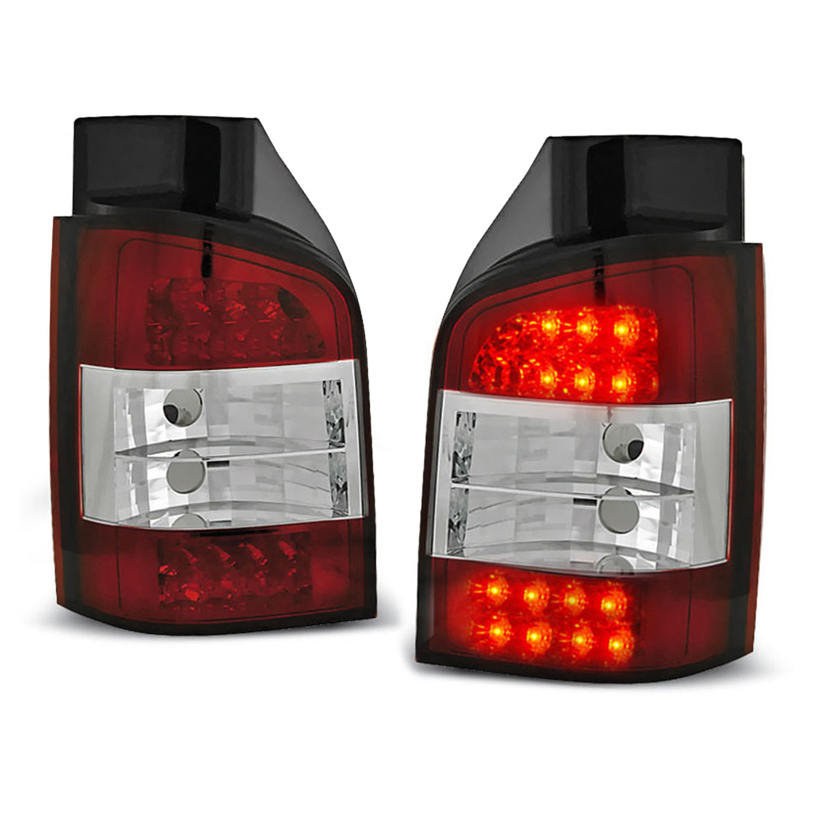 LED Rücklichter Rot Weiß passend für VW T5 04.03-09