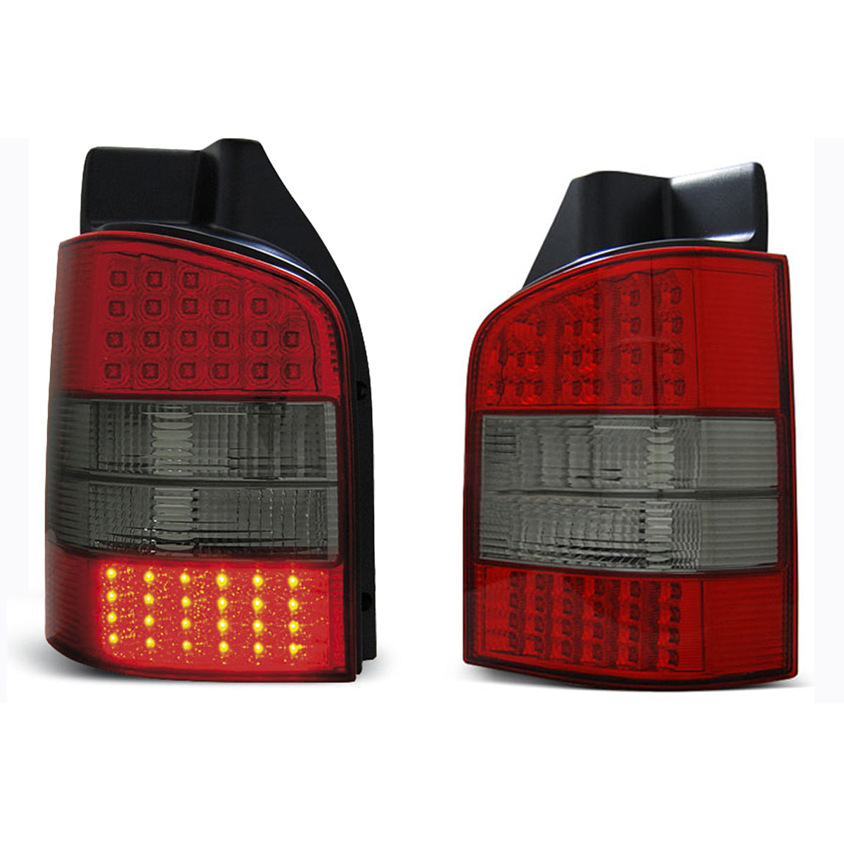 LED Rücklichter Rot Rauch passend für VW T5 04.03-09