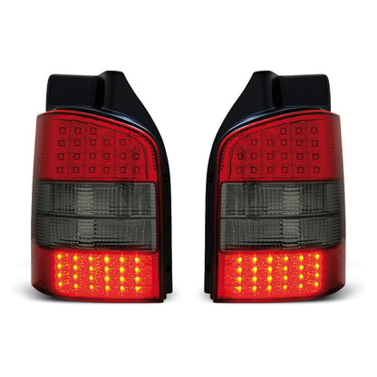 LED Rücklichter Rot Rauch passend für VW T5 04.03-09