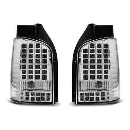 LED Rücklichter Chrom passend für VW T5 04.03-09