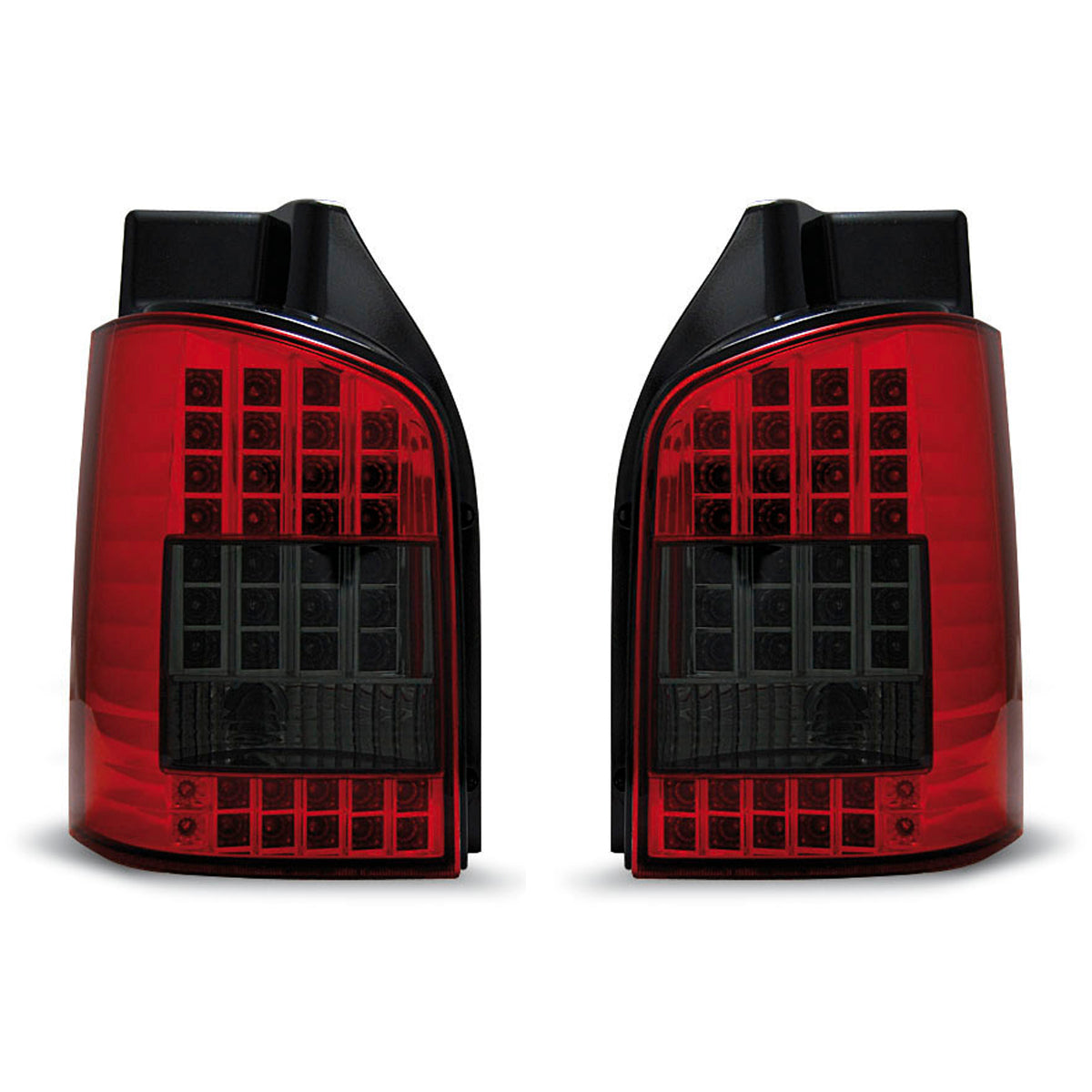 LED Rücklichter Rot Rauch passend für VW T5 04.03-09