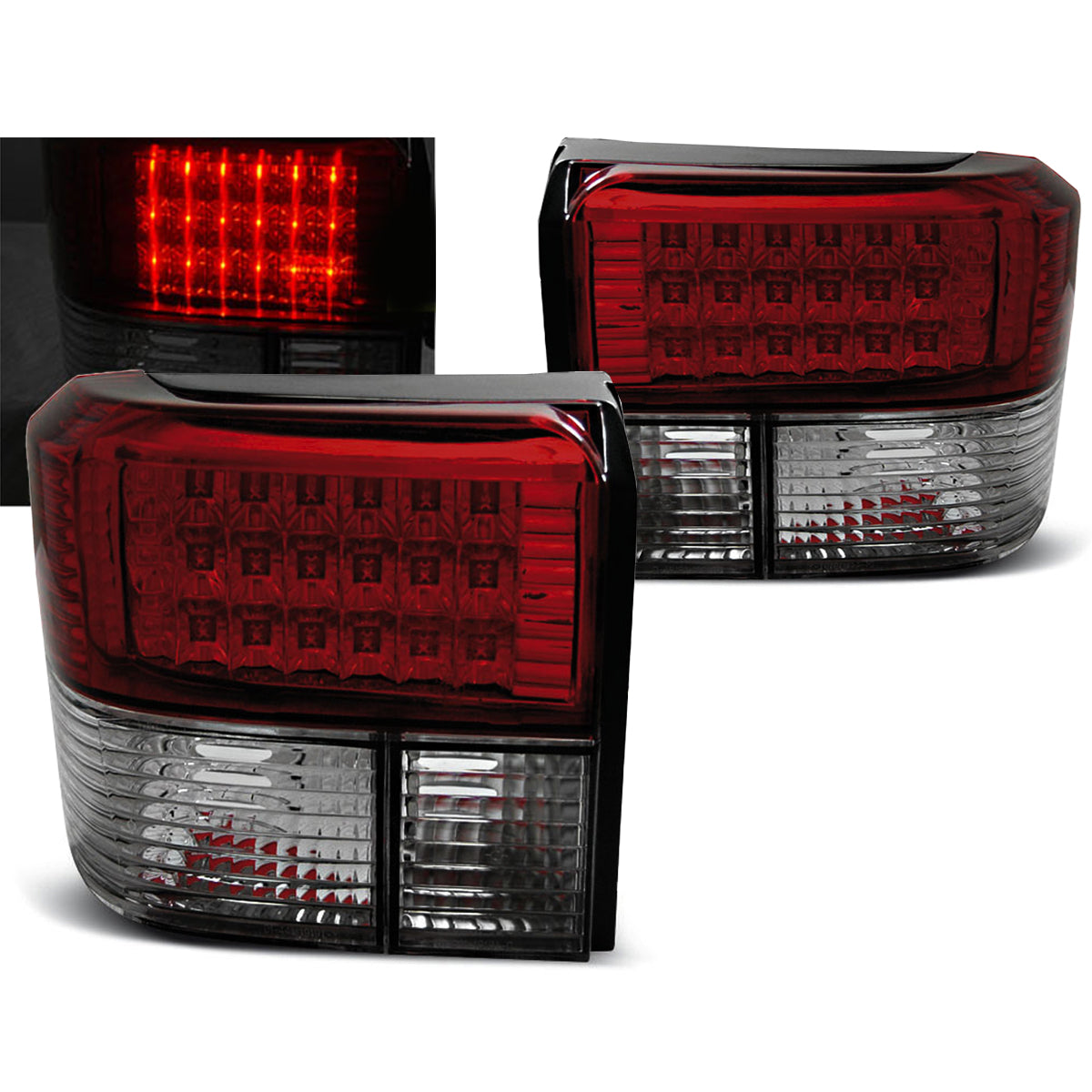 LED Rücklichter Rot Weiß passend für VW T4 90-03.03