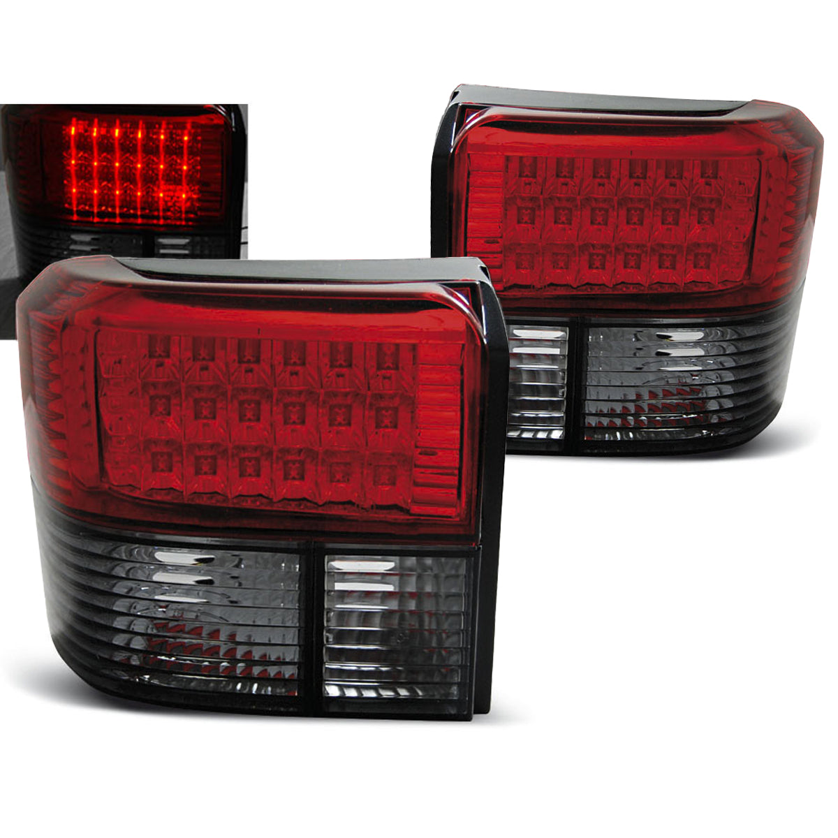 LED Rücklichter Rot Rauch passend für VW T4 90-03.03