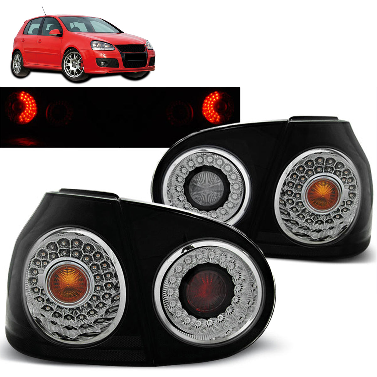 LED Rücklichter Rauch passend für VW GOLF 5 10.03-09
