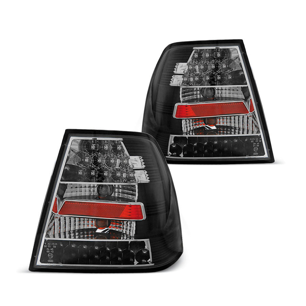 LED Rücklichter Schwarz passend für VW BORA 09.98-07.05