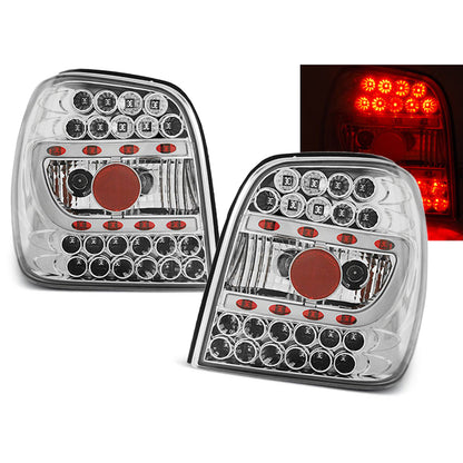 LED Rücklichter Chrom passend für VW POLO 6N 10.94-09.99