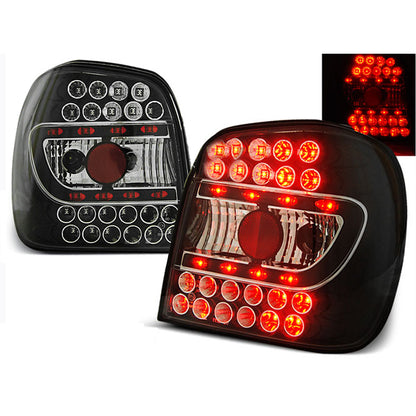 LED Rücklichter Schwarz passend für VW POLO 6N 10.94-09.99