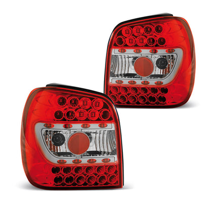 LED Rücklichter Rot Weiß passend für VW POLO 6N 10.94-09.99