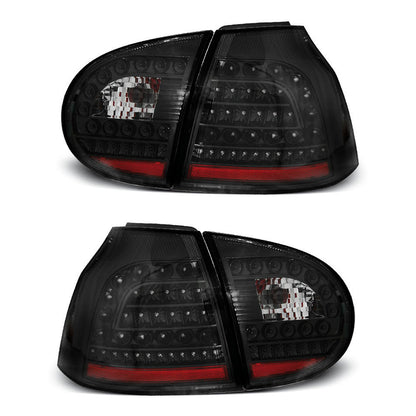 LED Rücklichter Schwarz passend für VW GOLF 5 10.03-09