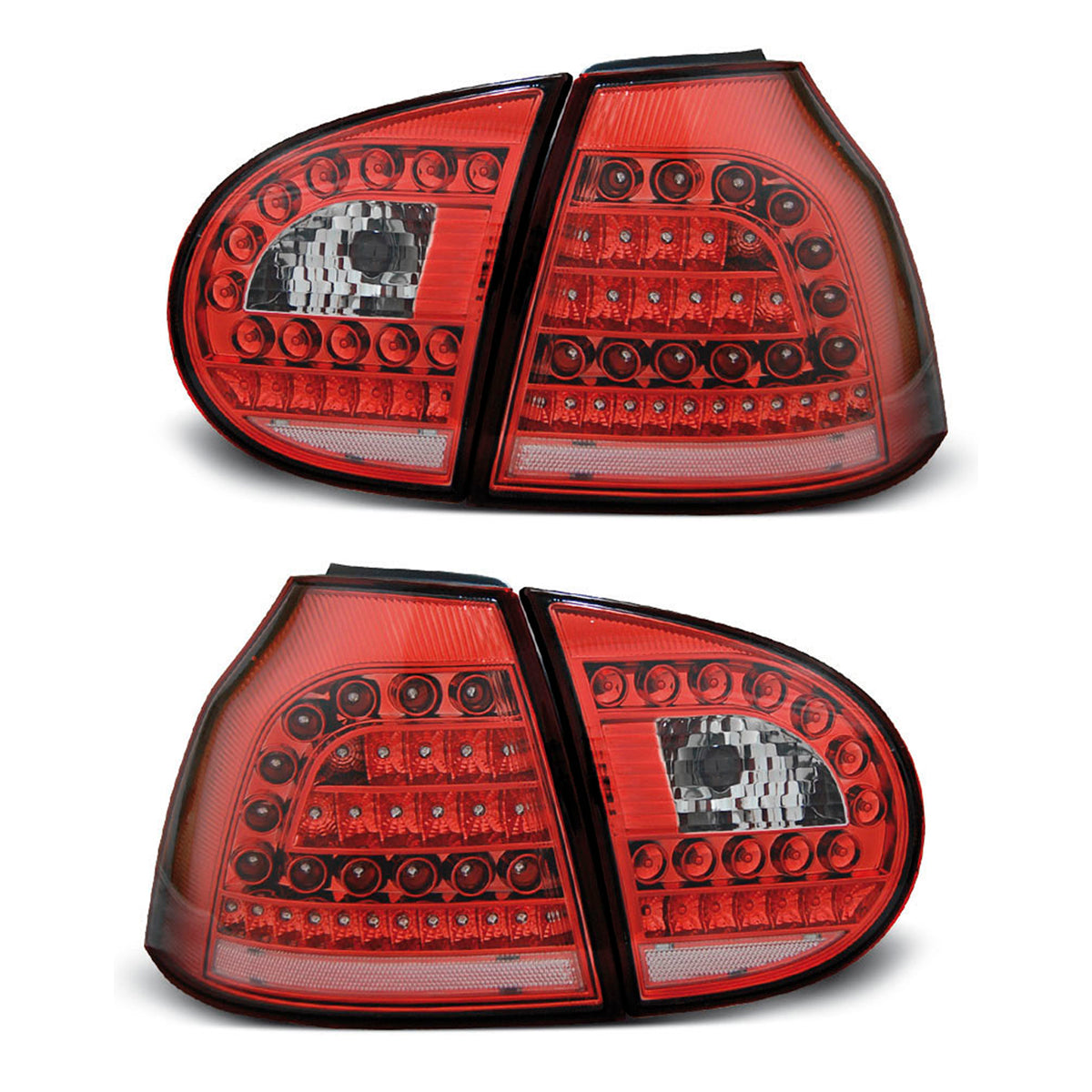 LED Rücklichter Rot Weiß passend für VW GOLF 5 10.03-09