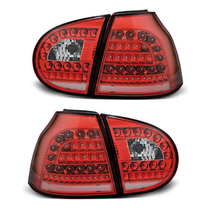 LED Rücklichter Rot Weiß passend für VW GOLF 5 10.03-09