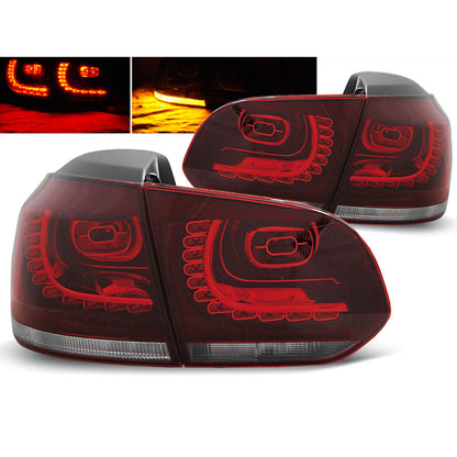 LED Rücklichter Rot Weiß passend für VW GOLF 6 10.08-12