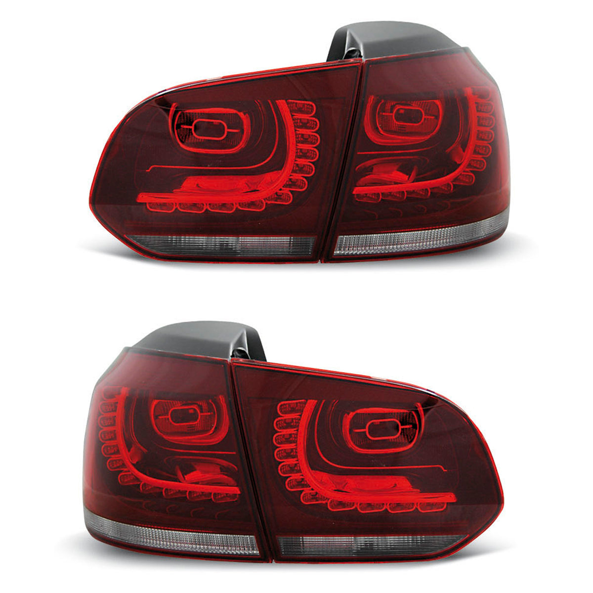 LED Rücklichter Rot Weiß passend für VW GOLF 6 10.08-12