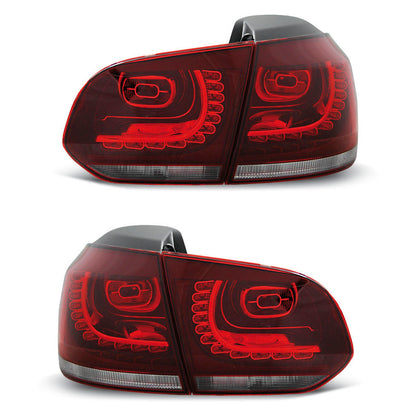 LED Rücklichter Rot Weiß passend für VW GOLF 6 10.08-12