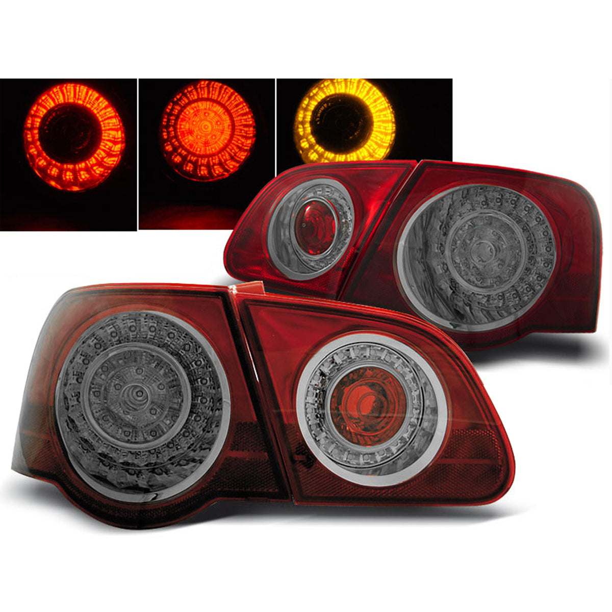 LED Rücklichter Rot Smoke passend für VW Passat B6 3C 03.05-10
