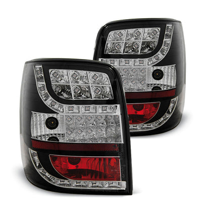 LED Rücklichter Schwarz mit LED Blinker passend für VW Passat B5 96-00 Variant