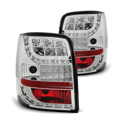 LED Rücklichter Chrom mit LED Blinker passend für VW Passat 3BG 00-04 Variant