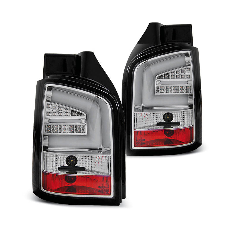 LED Leiste Rücklichter Chrom passend für VW T5 04.10-15