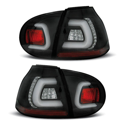 LED BAR Rücklichter Schwarz passend für VW Golf 5 10.03-09