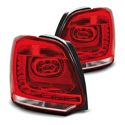 LED Rücklichter Rot Weiß passend für VW Polo 09-14