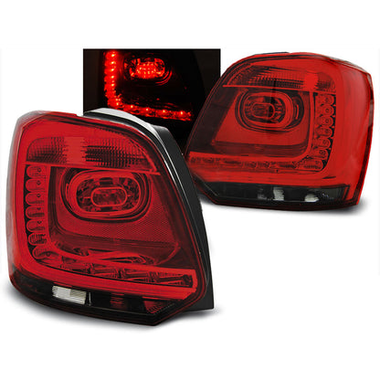 LED Rücklichter Rot Rauch passend für VW Polo 09-14