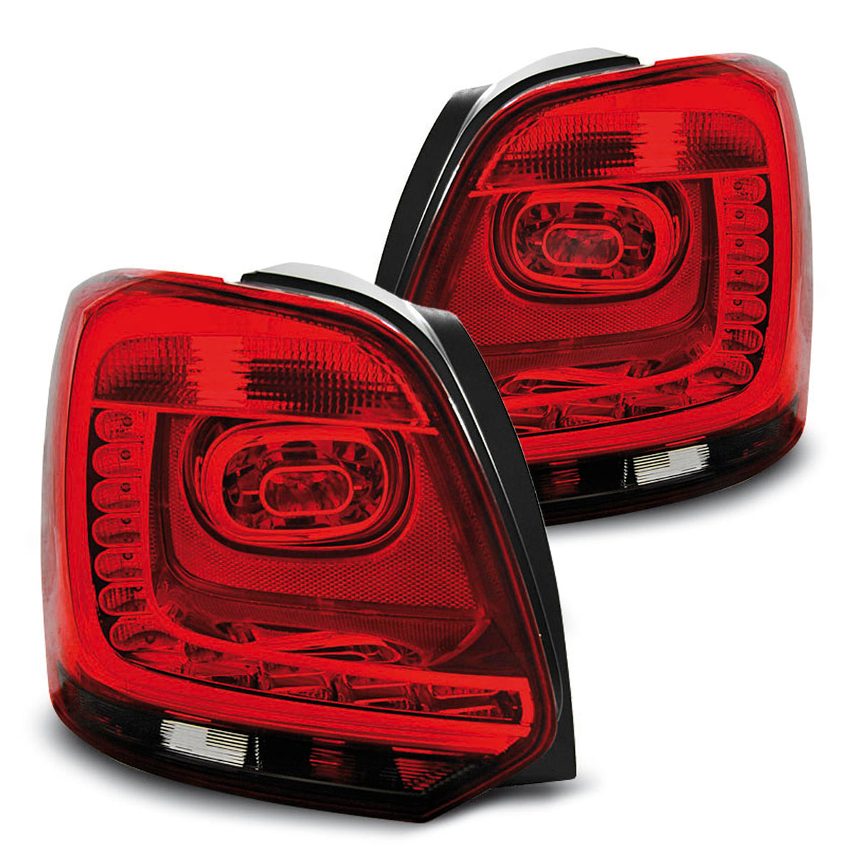 LED Rücklichter Rot Rauch passend für VW Polo 09-14