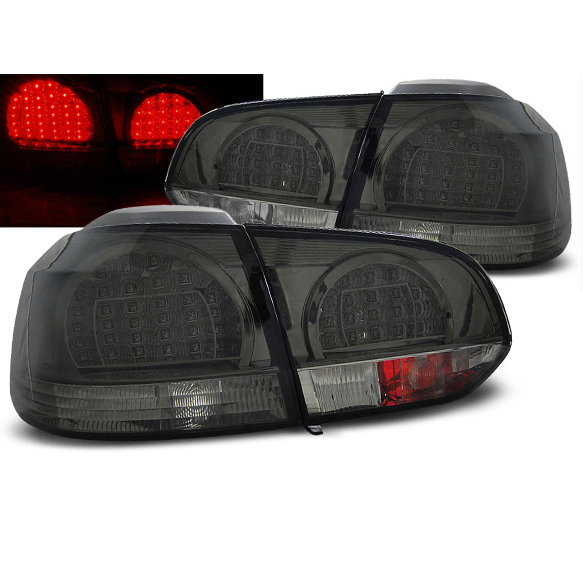 LED Rücklichter Rauch passend für VW Golf 6 10.08-12