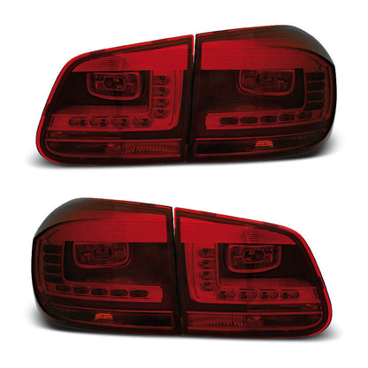 LED Rücklichter Rot Rauch passend für VW Tiguan 07.11-12.15