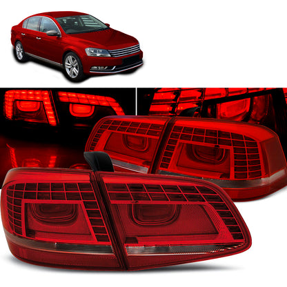 LED Rücklichter Rot Weiß passend für VW Passat B7 Limousine 10.10-10.14