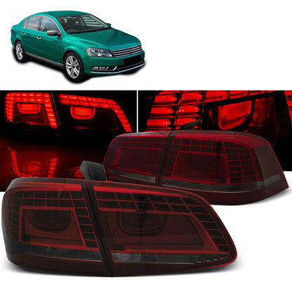 LED Rücklichter Rot Rauch passend für VW Passat B7 Limousine 10.10-10.14