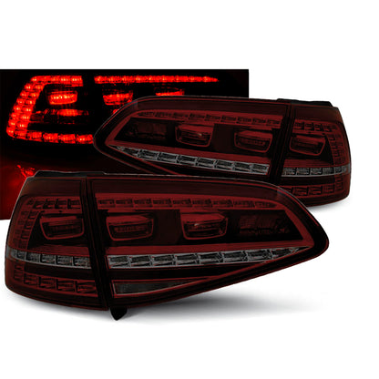LED Rücklichter Sport Rot Rauch passend für VW Golf 7 13-17