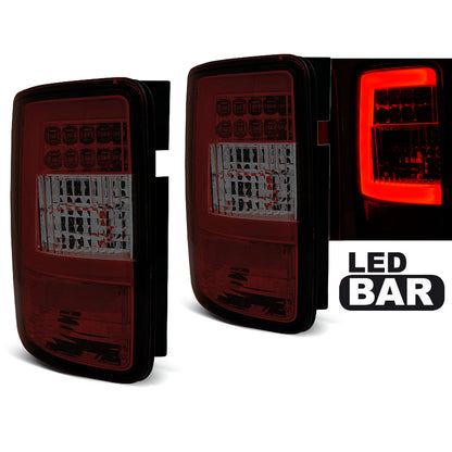 LED BAR Rücklichter Rot Rauch passend für VW Caddy 03-03.14