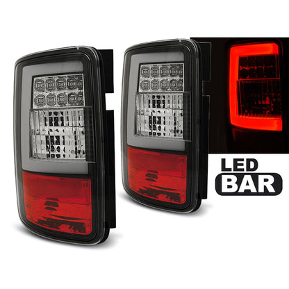 LED BAR Rücklichter Schwarz passend für VW CADDY 03-03.14