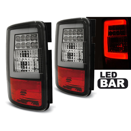 LED BAR Rücklichter Schwarz passend für VW CADDY 03-03.14