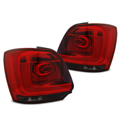 LED BAR Rücklichter Rot Rauch passend für VW POLO 09-14