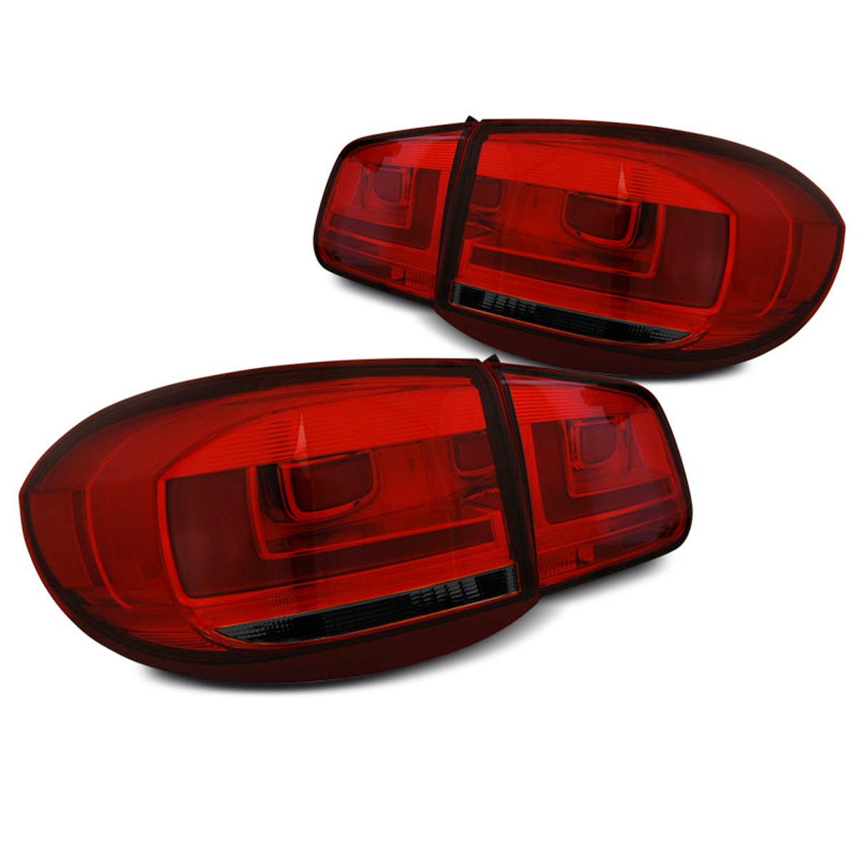 LED BAR Rücklichter Rot Rauch passend für VW TIGUAN 07-07.11