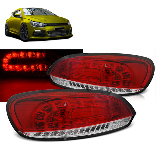 LED Rücklichter Rot Weiß passend für VW SCIROCCO III 08-04.14