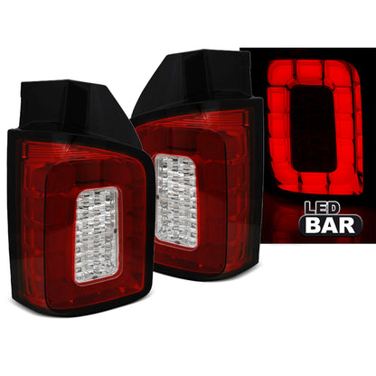 LED BAR Rücklichter Rot Weiß passend für VW T6 15-19 TRANSPORTER
