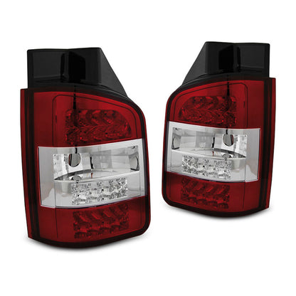 LED Rücklichter Rot Weiß passend für VW T5 04.03-09 Transporter