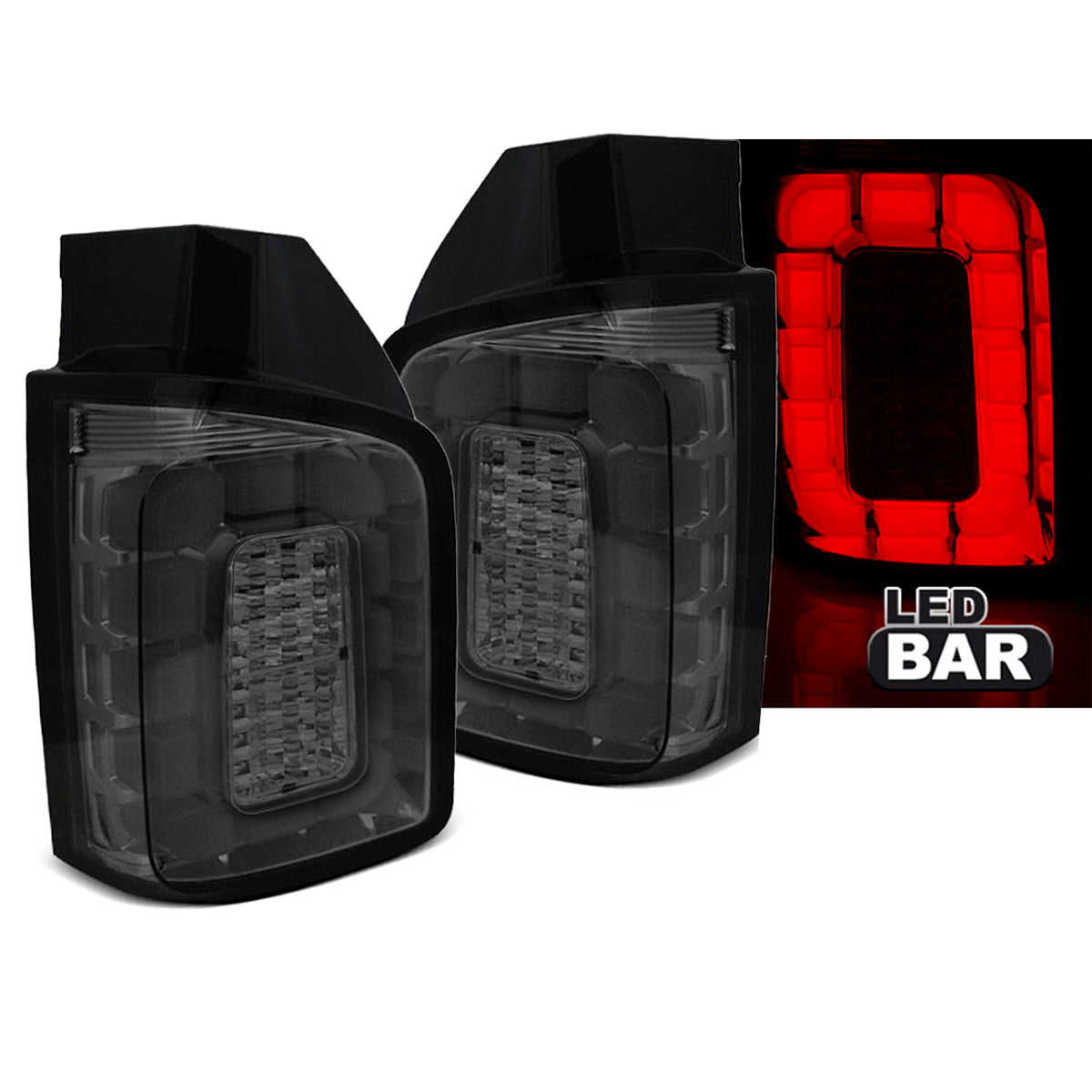 LED BAR Rücklichter Rauch passend für VW T6 15-19 Transporter