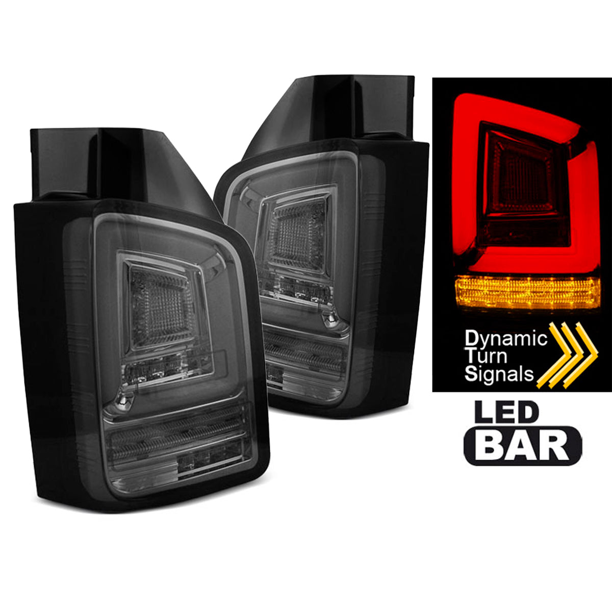 LED BAR Rücklichter Rauch SEQ passend für VW T5 04.03-09