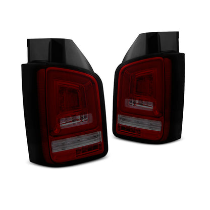LED BAR Rücklichter Rot Rauch SEQ passend für VW T5 10-15