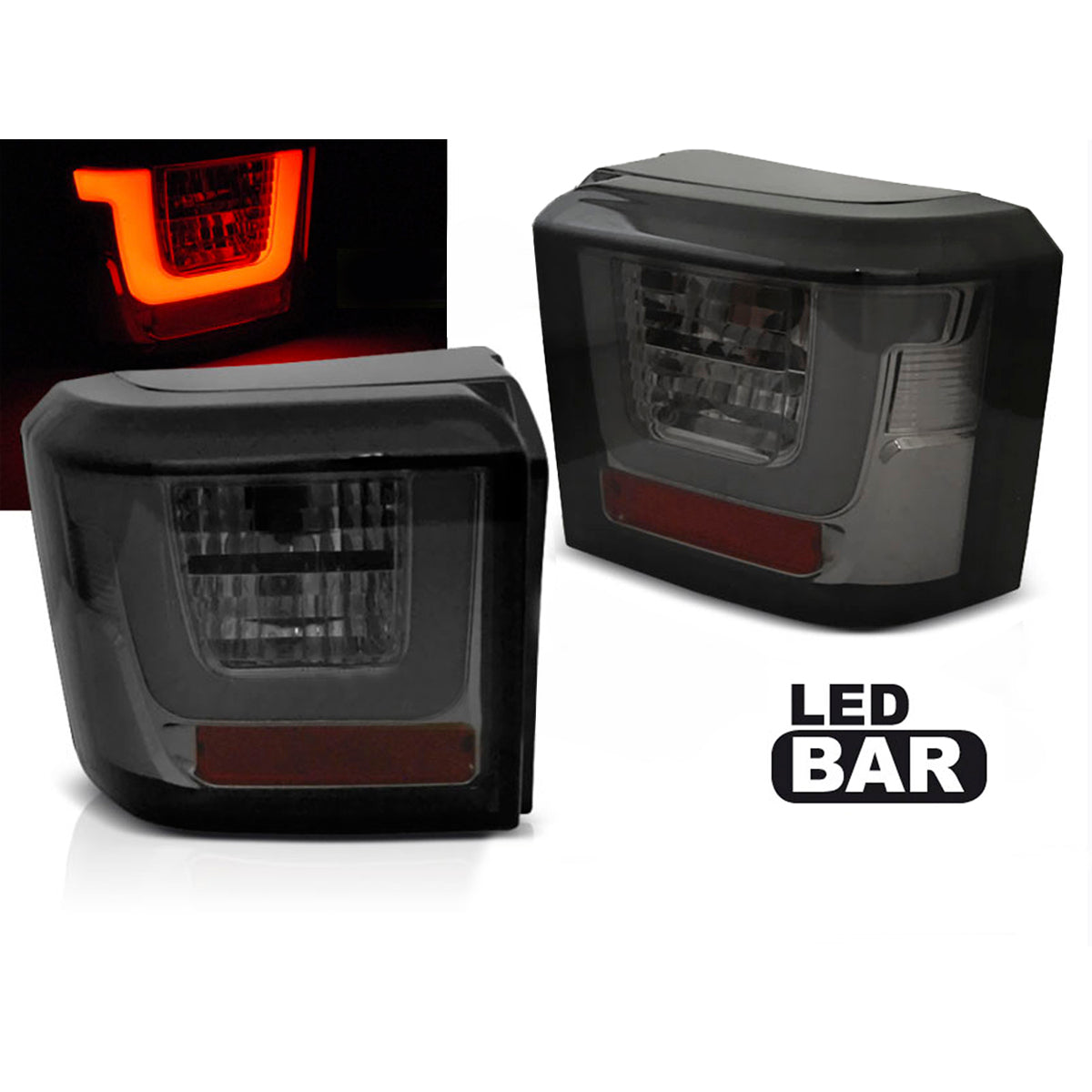LED BAR Rücklichter Rauch passend für VW T4 90-03.03