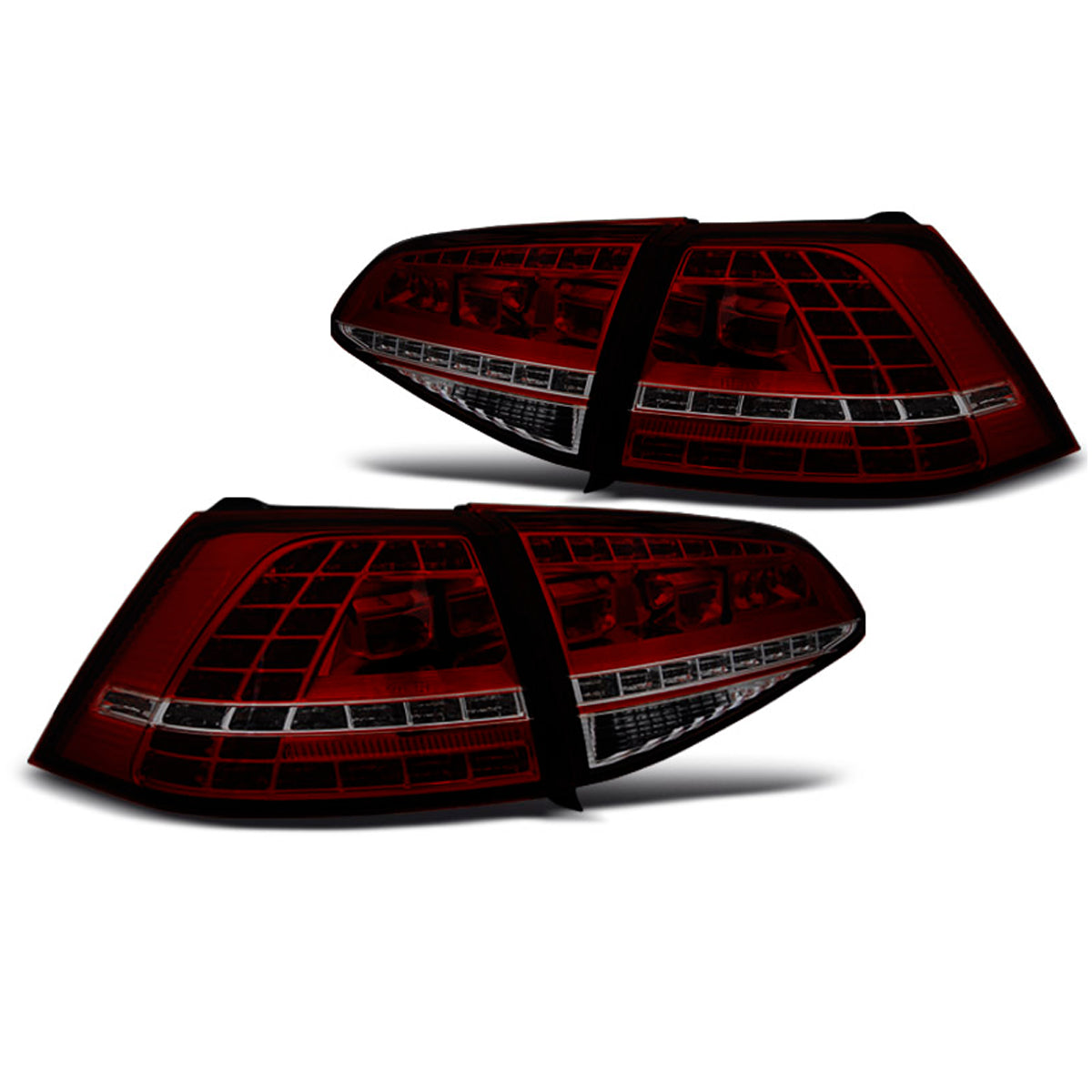 LED Rücklichter Sport Rot Rauch SEQ passend für VW Golf 7 13-17