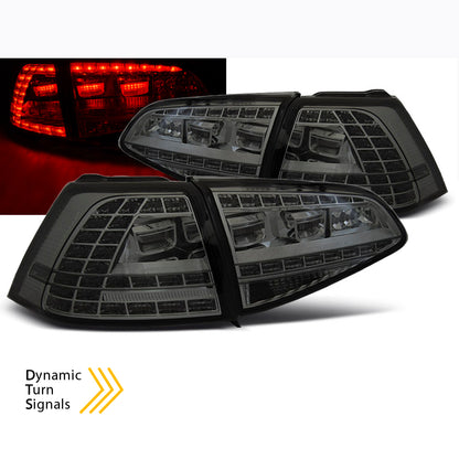LED Rücklichter Sport Rauch SEQ passend für VW Golf 7 13-17