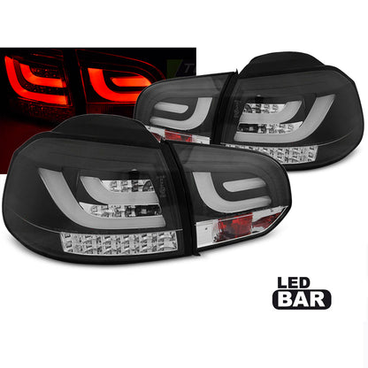 LED BAR Rücklichter Schwarz passend für VW Golf 6 10.08-12