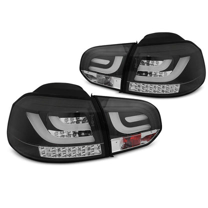 LED BAR Rücklichter Schwarz passend für VW Golf 6 10.08-12
